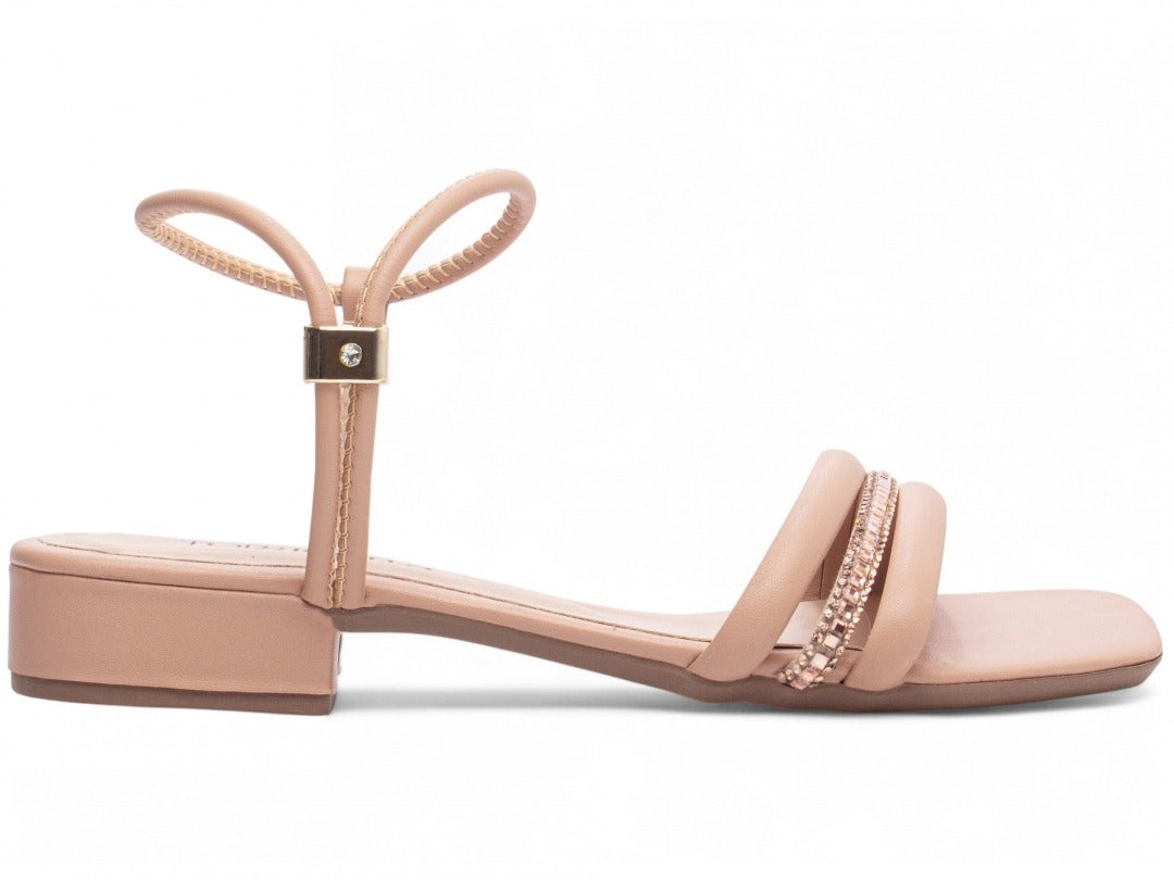 Sandália Feminina Rose com Strass