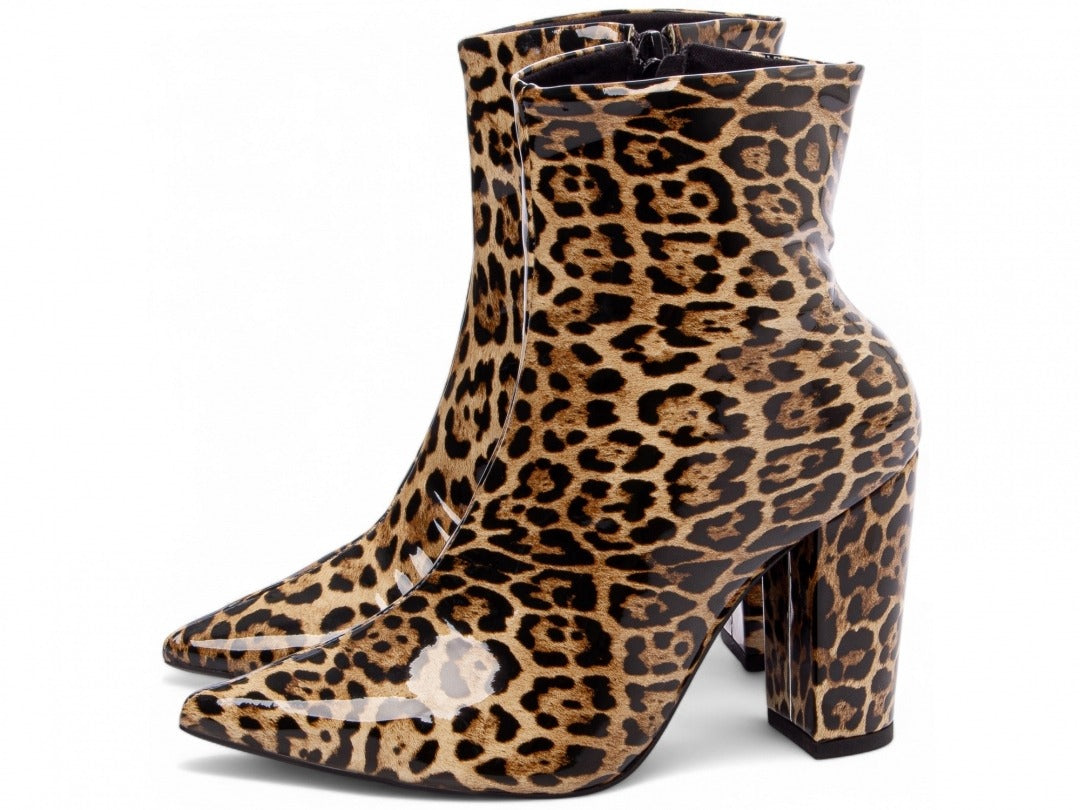 Bota Cano Curto Onça Brilhante