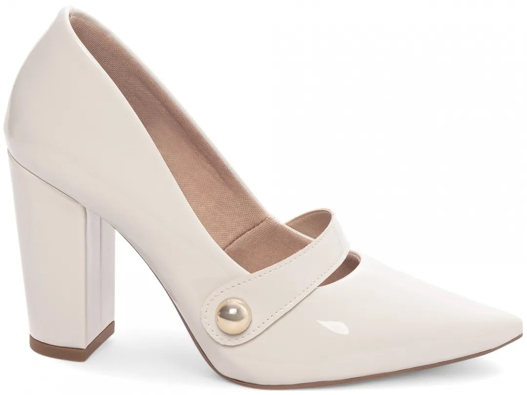 Sapato Scarpin Off White