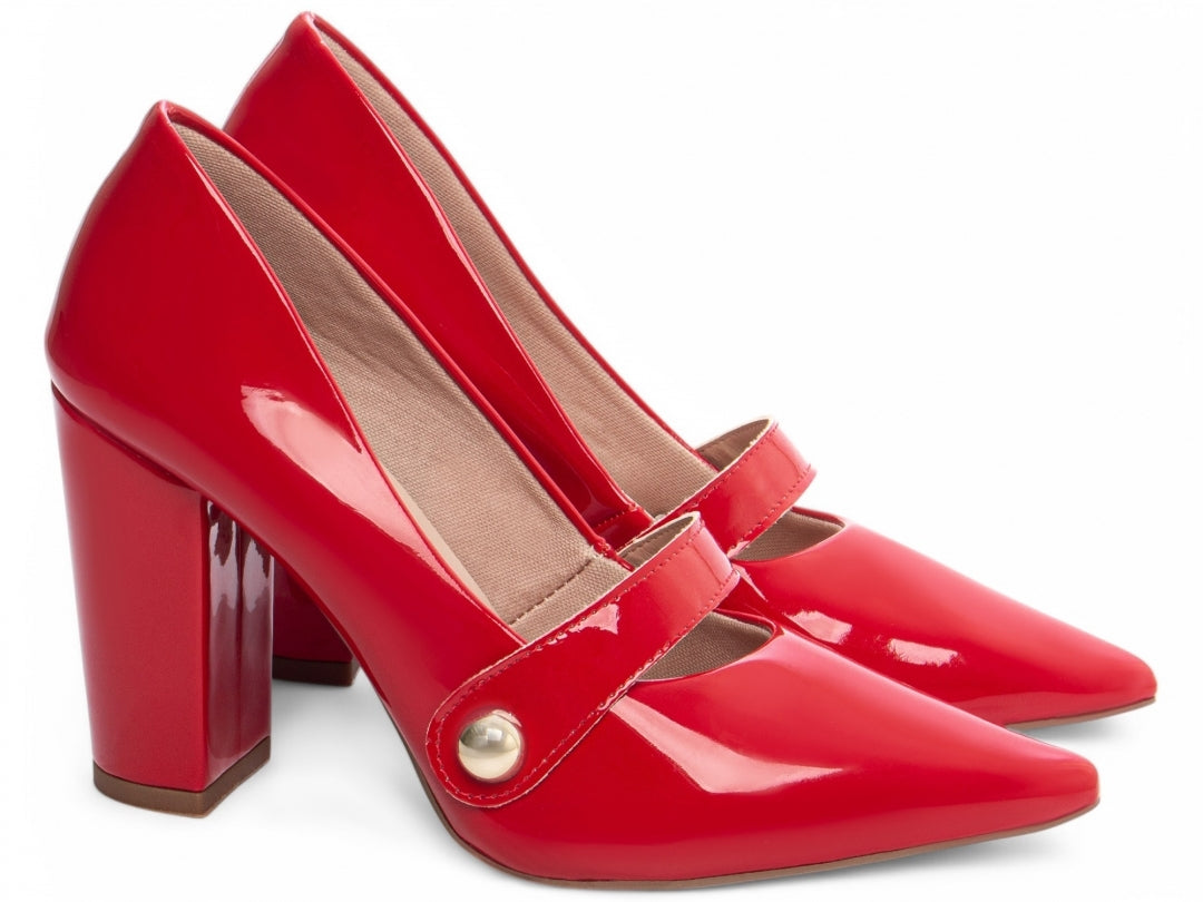Sapato Scarpin Vermelho
