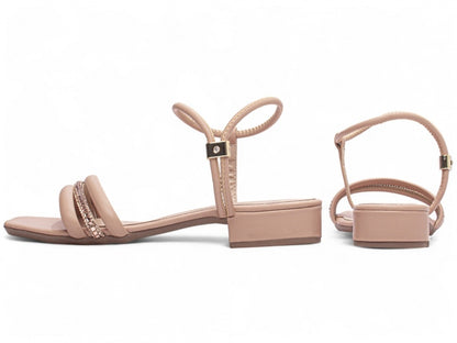 Sandália Feminina Rose com Strass