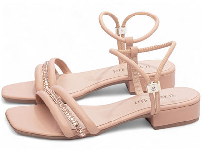 Sandália Feminina Rose com Strass