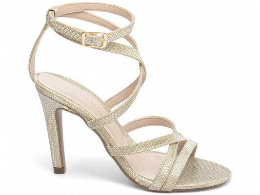 Sandália Feminina Ouro Light Metalizada