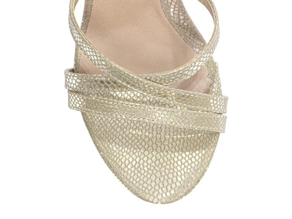 Sandália Feminina Ouro Light Metalizada