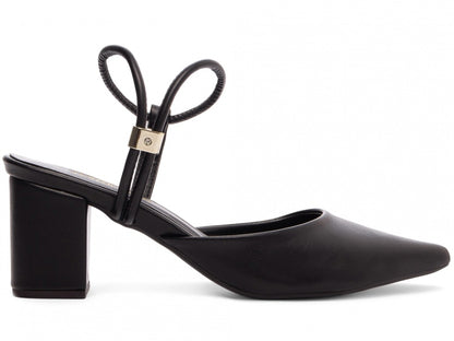 Sapato Scarpin Preto Ajustável