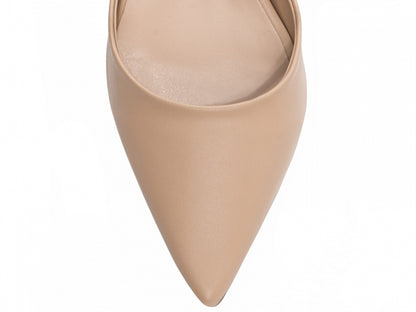 Sapato Scarpin Bege Ajustável