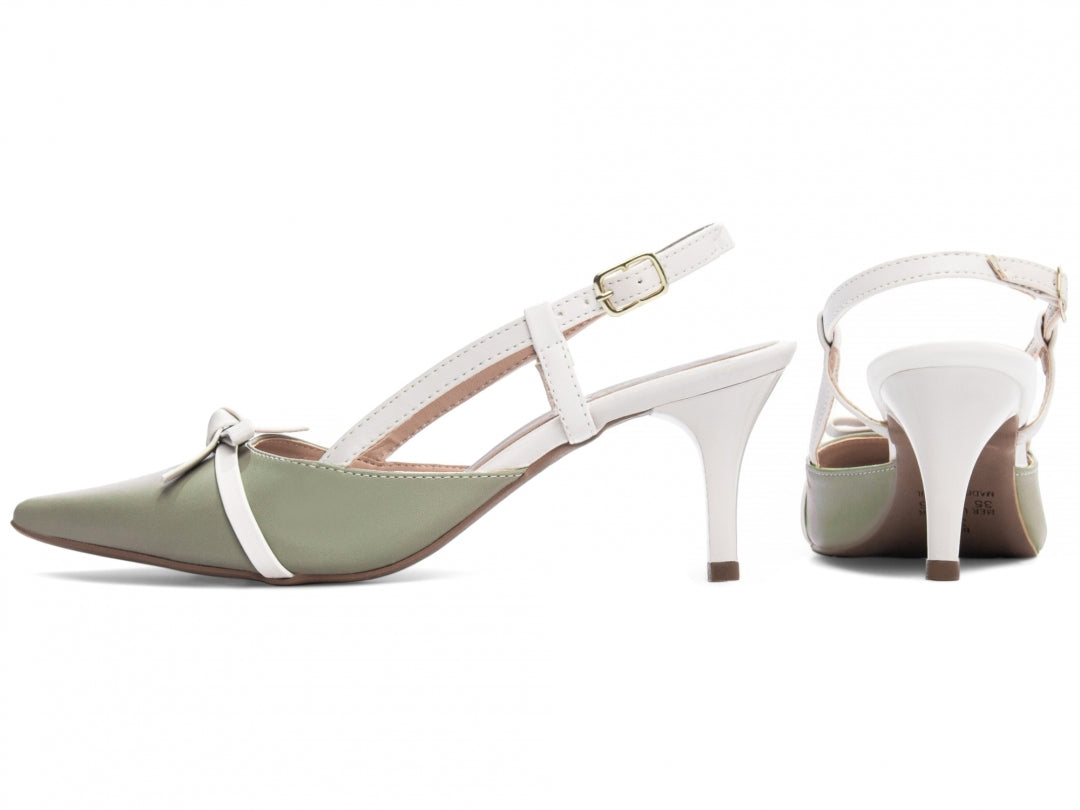 Sapato Scarpin Verde Off White