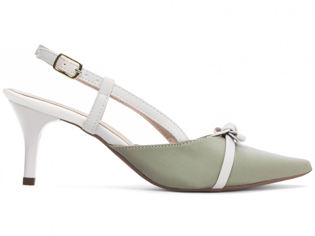 Sapato Scarpin Verde Off White