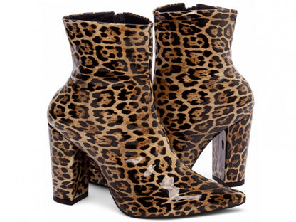 Bota Cano Curto Onça Brilhante