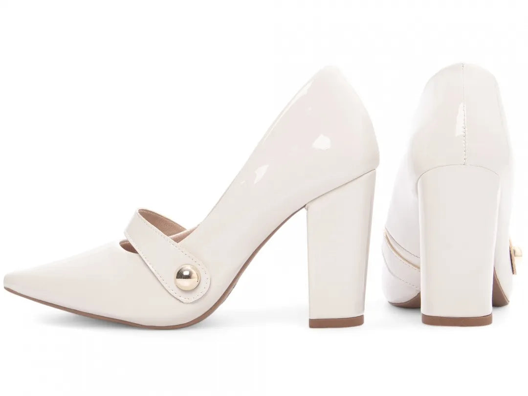 Sapato Scarpin Off White