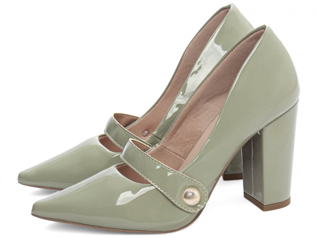 Sapato Scarpin Verde