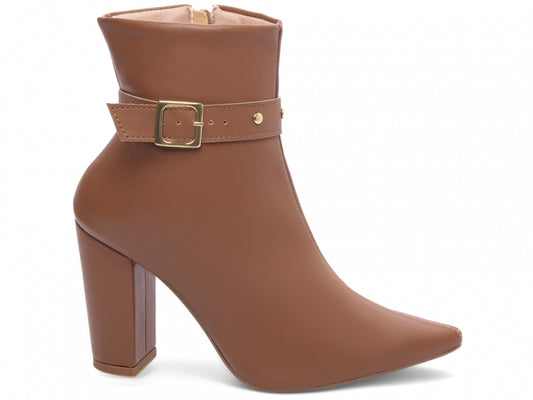 Bota Cano Curto Caramelo
