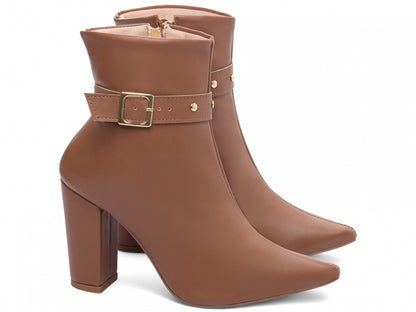 Bota Cano Curto Caramelo