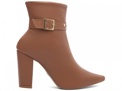 Bota Cano Curto Caramelo