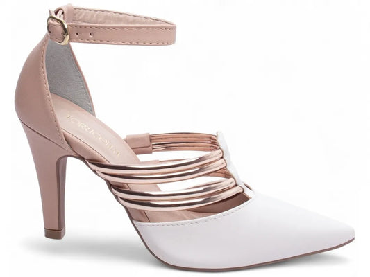 Sapato Scarpin Feminino Napa Rosê