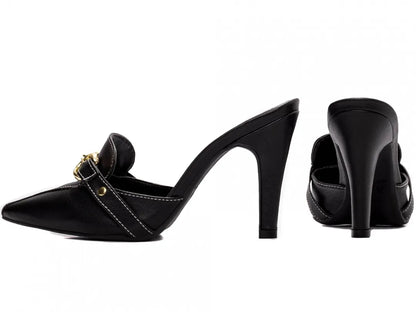 Sapato Scarpin Mule Feminino Preto