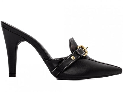 Sapato Scarpin Mule Feminino Preto
